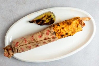 Chicken Shish Kebab Roll(Rotull Me Shish Qebab Pule)