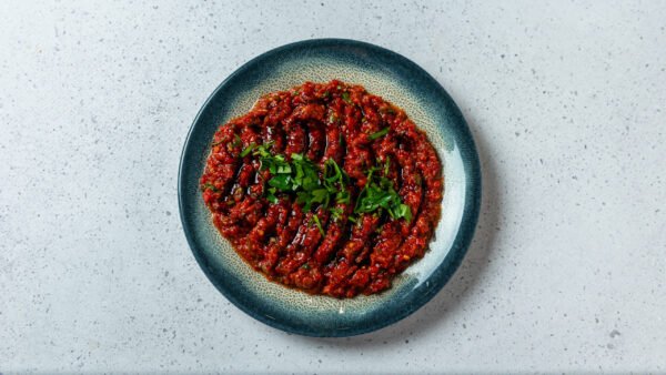Turkish Style Acili Ezme (Salce Domate Djegese Stil Turk)