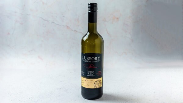 Lussory Premium Red Non Alcoholic 350 Leke Glass / 2000 Leke Bottle (350 Leke Gota / 2000 Leke Shishja)